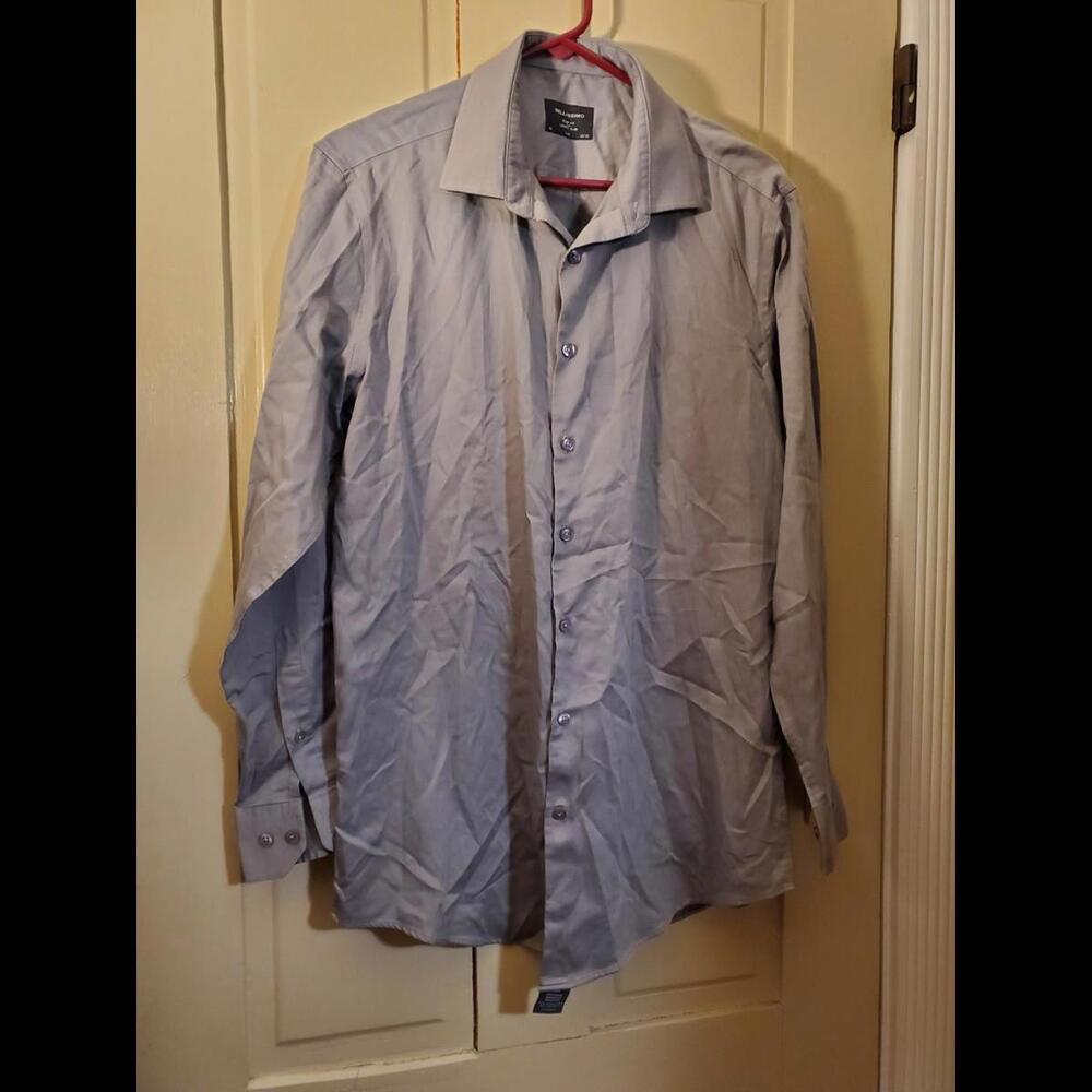 Bellissimo Men's LS Dress / Casual Shirt Size 16 1/2 T 34/35